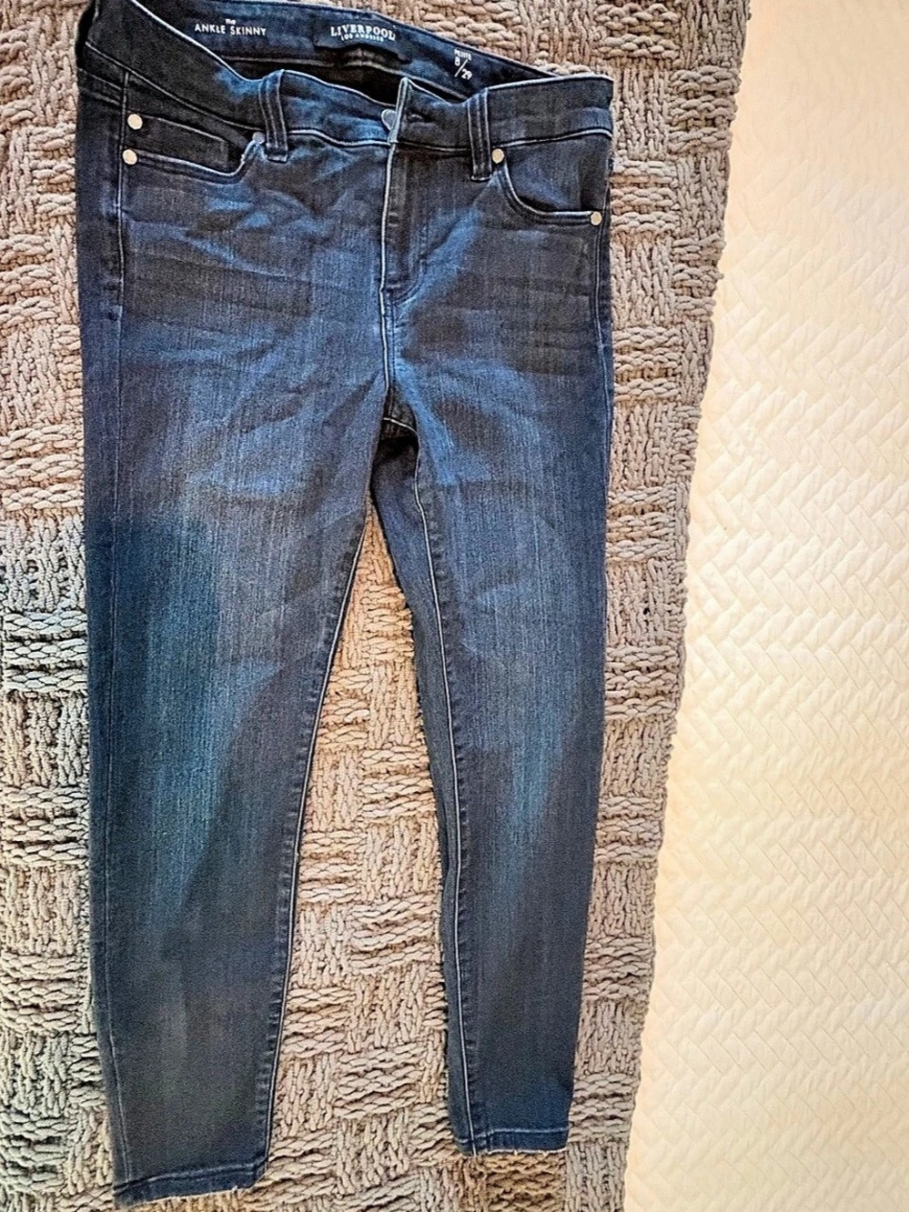 Liverpool Petite Skinny Jeans Blue Waist 8P